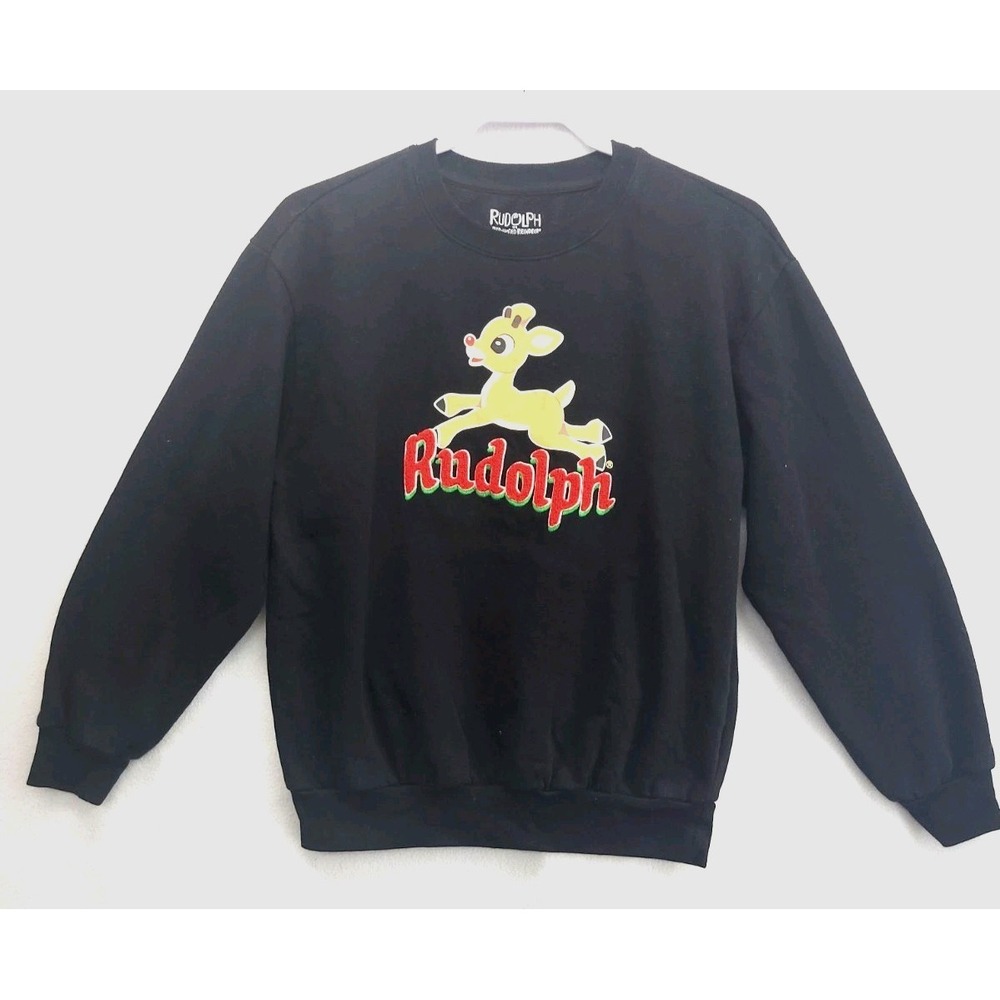 Rudolph the Red Nosed Reindeer Oh Deer Christmas is Here Sz Sm Sweatshirt
